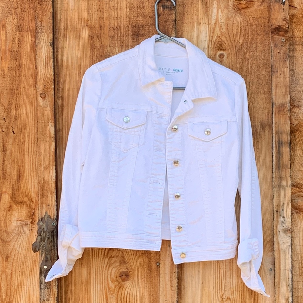 White Jean Jacket
